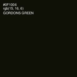#0F1006 - Gordons Green Color Image